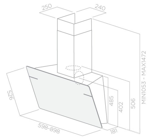 Кухонная вытяжка Elica L'essenza WH/A/60 [PRF0124233]