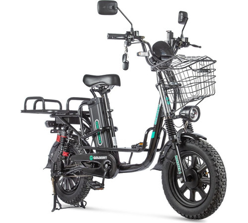 Электровелосипед Gelbert Khan Monster 2 черный