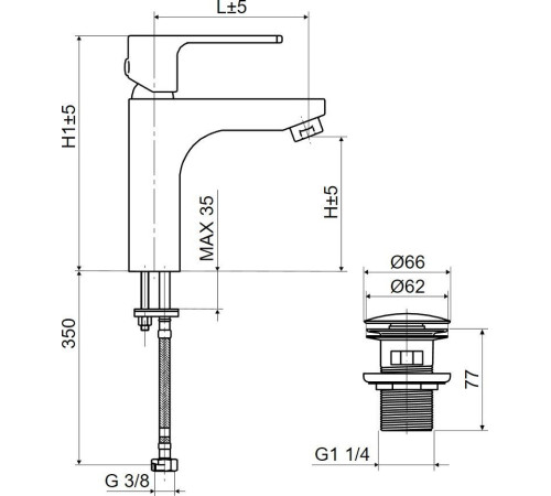 Смеситель Slovarm EH.3501