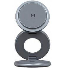 Беспроводное зарядное Magssory Signature Disc Pro для Apple 3 в 1 WCH073 темно-серый