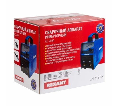 Сварочный инвертор Rexant АС-200А