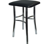 Табурет ВВР Квадрат экокожа черный