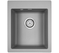 Кухонная мойка Paulmark Kante 40 PM104249-GRM серый/серый металлик