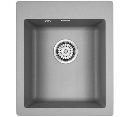 Кухонная мойка Paulmark Kante 40 PM104249-GRM серый/серый металлик