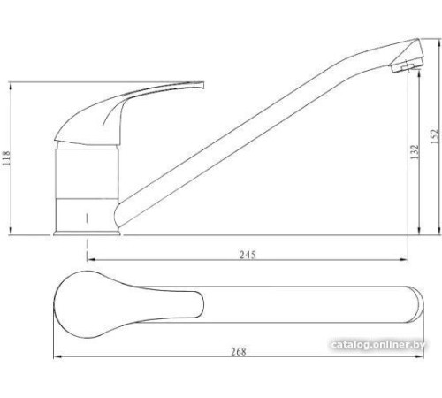 Смеситель Esko Monsoon MON05