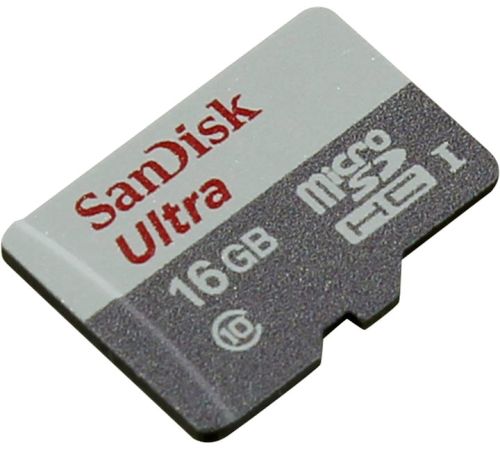 Карта памяти SanDisk Ultra microSDHC Class 10 UHS-I 16GB
