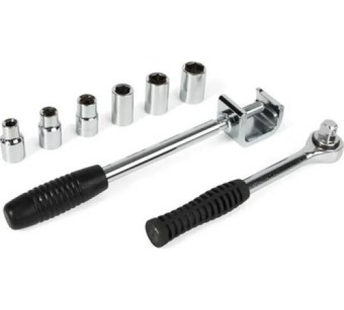 Набор трещотка с головками КВТ НМБ-6 8 предметов