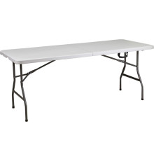 Стол AksHome складной пластиковый 180 белый