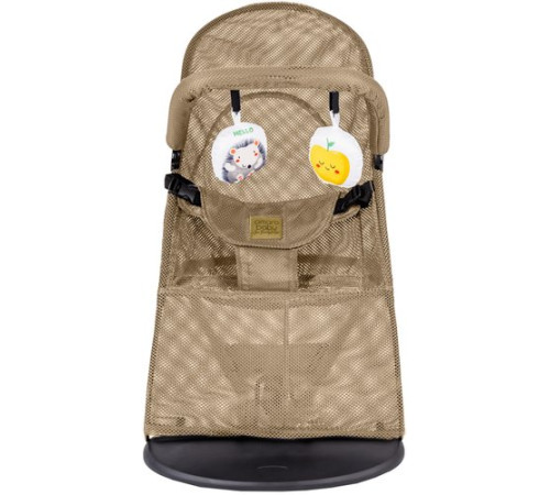 Шезлонг Amarobaby Baby Time AB21-25BT/03 бежевый