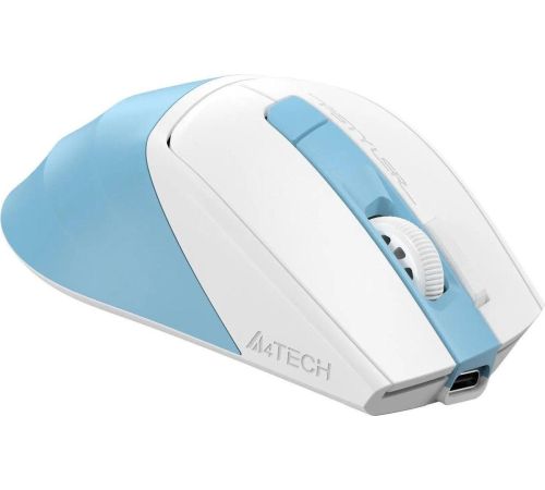 Мышь A4Tech Fstyler FG45CS Air2 белый/голубой