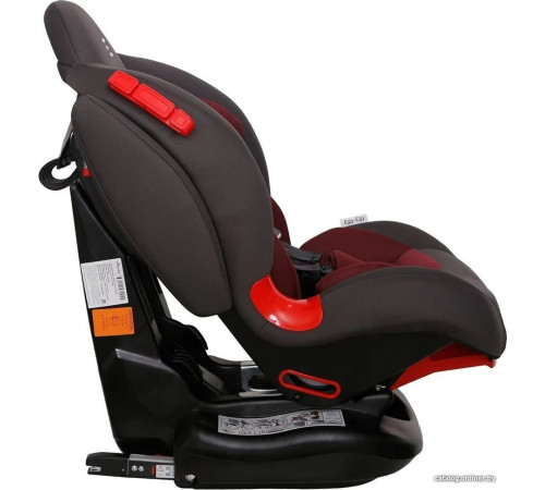 Детское автокресло Еду-Еду KS 525 Isofix темно-серый/темно-красный