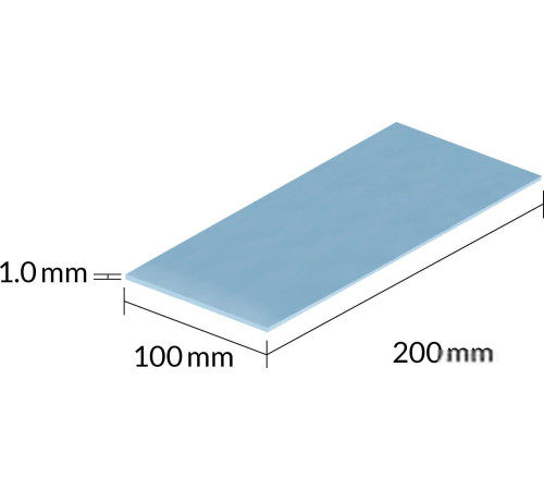 Термопрокладка Arctic TP-3 200x100x1 мм 2 шт ACTPD00059A