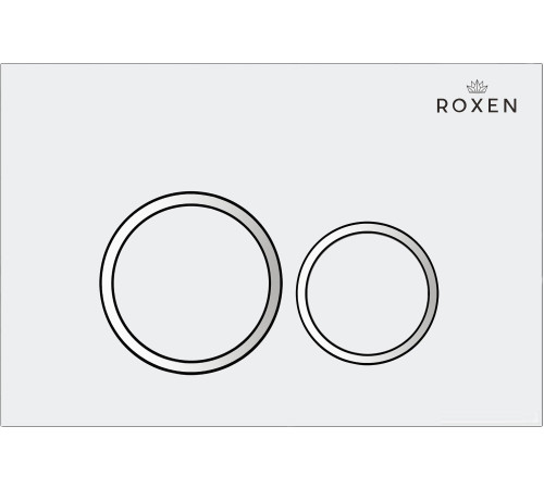 Унитаз подвесной Roxen Antares в комплекте с инсталляцией StounFix Dual Fresh 6 в 1 501057 кнопка: белый глянец