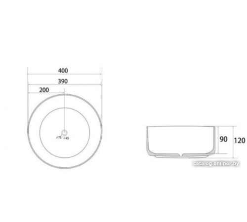 Умывальник Abber Bequem AC2109RG розовое золото