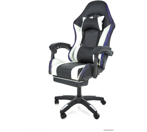 Игровое геймерское кресло Jiqiao DG8003 черный/белый