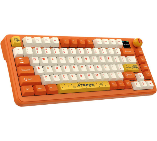 Клавиатура Ajazz AK820 Max оранжевый/белый, Ajazz Avocado