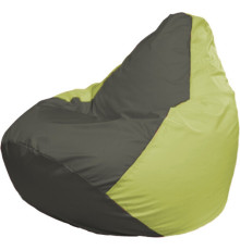 Кресло-мешок Flagman Груша Макси Г2.1-356 салатовый/серый темный