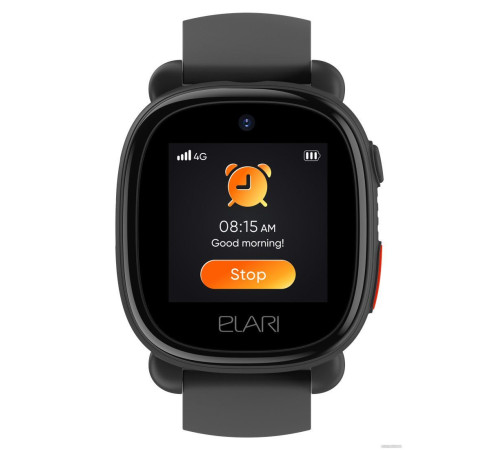 Детские умные часы Elari KidPhone 4G Lite черный