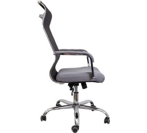 Офисное кресло AksHome Grid B ткань/сетка, серый