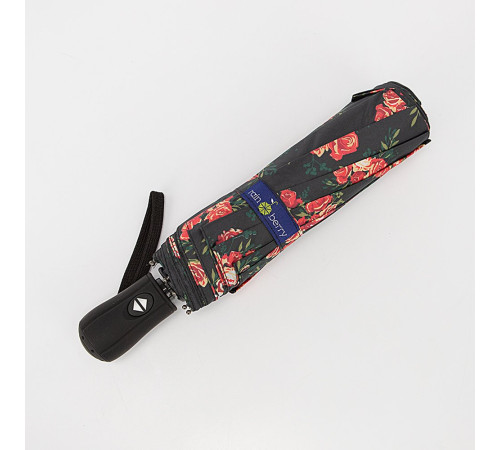 Зонт Rain Berry 734-23588.1 черный/цветы