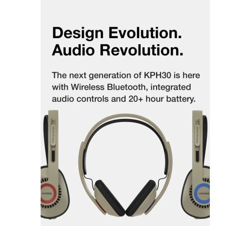Наушники KOSS KPH30 Wireless бежевый