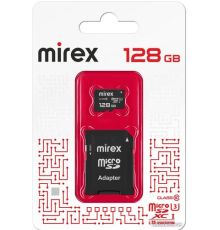 Карта памяти Mirex microSDXC 13613-AD3UH128 128GB с адаптером