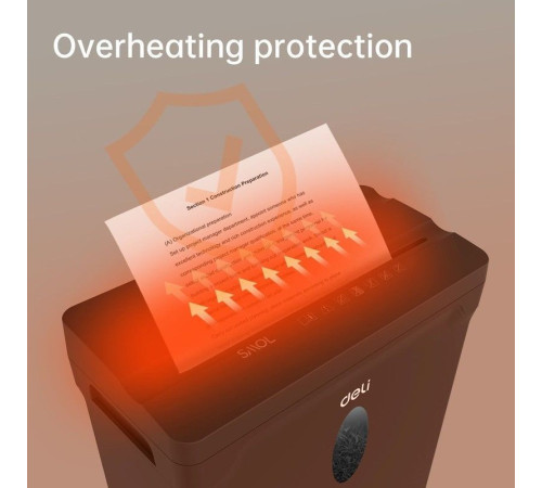 Шредер Deli ET014