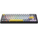 Клавиатура Ajazz AK680 Max черный/серый/желтый