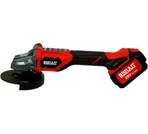 Угловая шлифмашина Brait BCAG20/125-4PUBL-1 Pro с 1-им АКБ