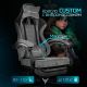 Игровое геймерское кресло Knight Custom/F серый