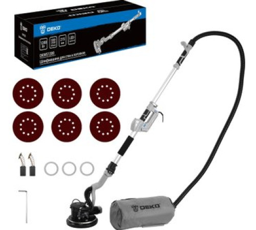 Шлифмашина для стен и потолков Deko DKWS1200 085-1061