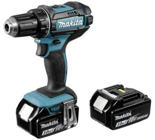 Дрель-шуруповерт Makita DDF482RFJ с 2-мя АКБ, кейс