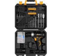 Дрель-шуруповерт Deko GCD12DU3 SET 5 063-4148 с 2-мя АКБ, кейс, набор оснастки