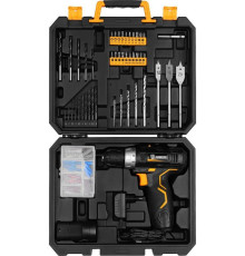 Дрель-шуруповерт Deko GCD12DU3 SET 5 063-4148 с 2-мя АКБ, кейс, набор оснастки