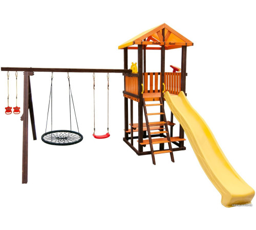 Игровой комплекс Perfetto Sport Bari-3 качели лодочка, паутина