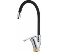 Смеситель Ledeme L4132-2 хром/черный