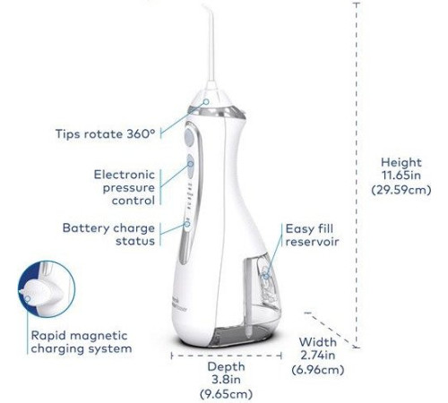 Ирригатор  Waterpik WP-580 белый