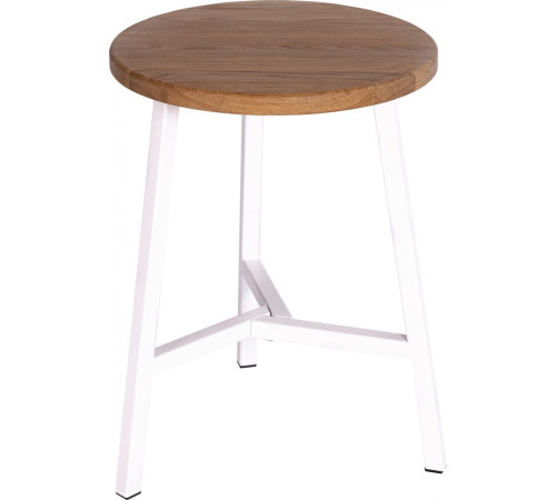 Табурет Stal-Massiv TRH-45 дуб натуральный/белый