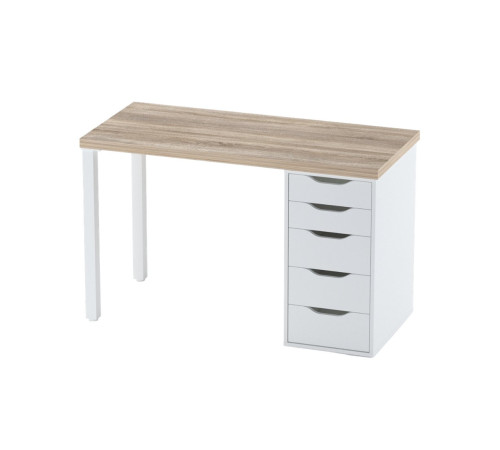 Офисный стол Mio Tesoro Ингар 1/5T дуб беленый