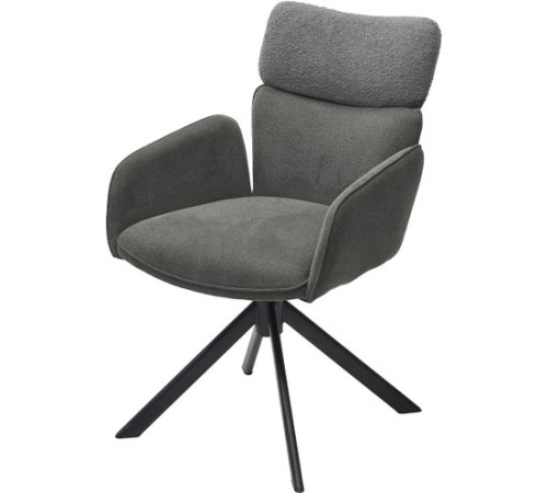 Стул M-City Леонардо 455M05727 H-06 бежевый велюр/черный