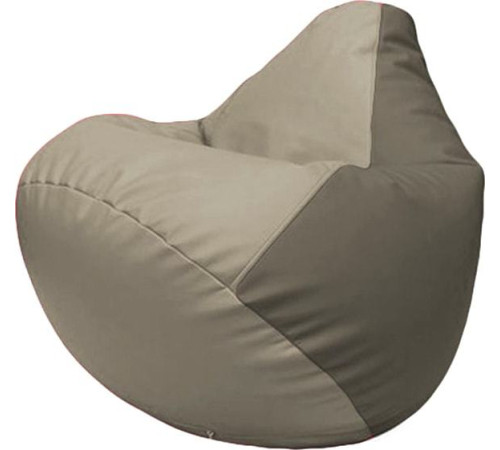 Кресло-мешок Flagman Груша Макси Г2.3-0217 светло-серый/серый