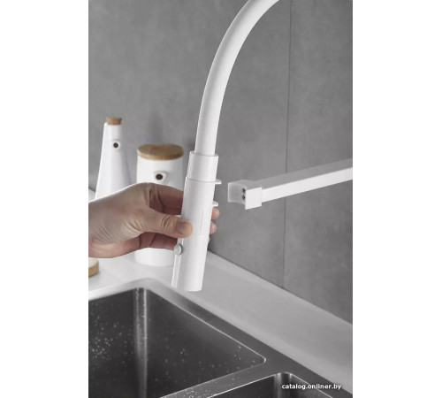 Смеситель Rose R133C белый