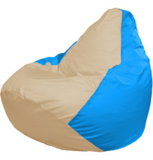 Кресло-мешок Flagman Груша Макси Г2.1-149 голубой/бежевый