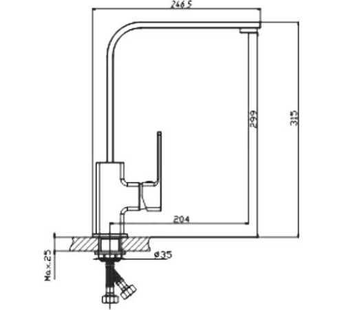 Смеситель Haiba HB70615