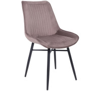 Стул AksHome Devis бежевый велюр Bluvel 38/черный