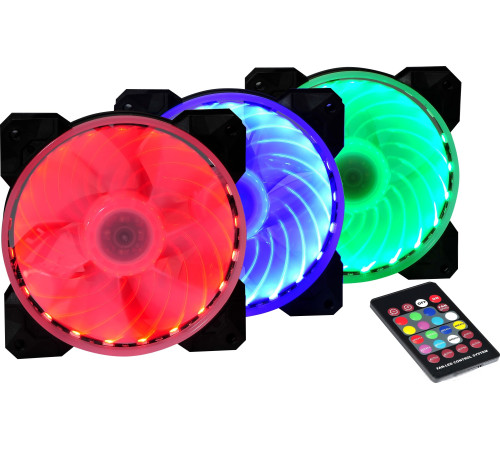 Комплект вентиляторов для корпуса Spire Magic Lantern X2-12025S1L6-RGB-LED