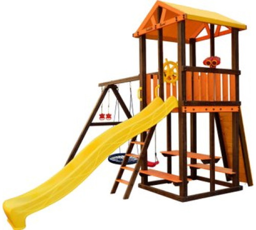 Игровой комплекс Perfetto Sport Bari-4 качели лодочка, паутина