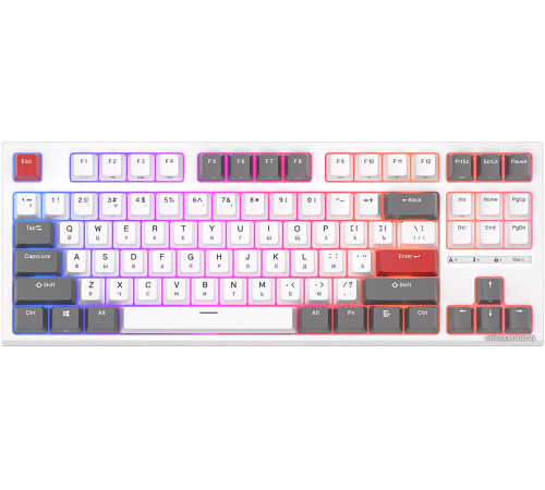 Клавиатура Royal Kludge RK-R87 RGB белый, RK Blue