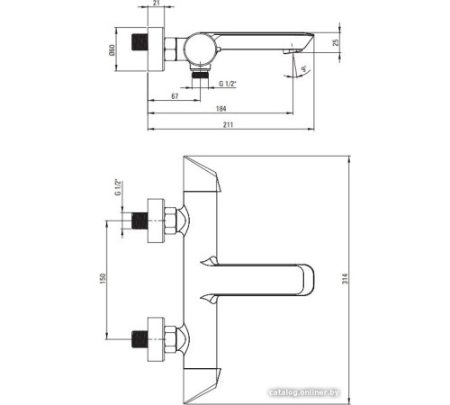 Смеситель Deante Arnika Gold BR BQA R10M
