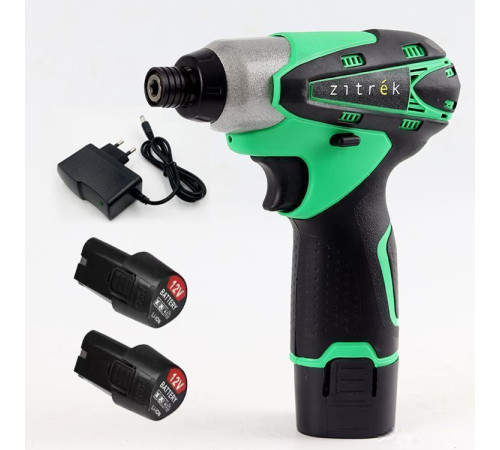 Гайковерт Zitrek ZKIS12 063-4402 с 2-мя АКБ, кейс